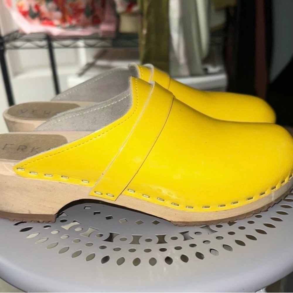Verka Yellow Women's Clogs